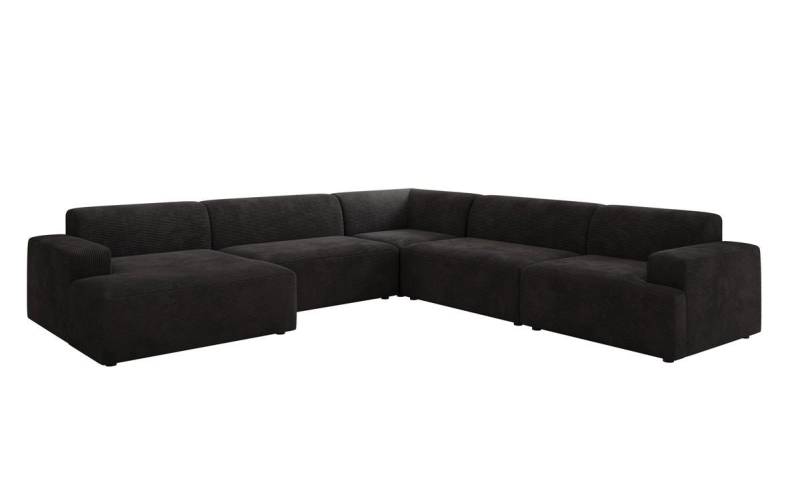 Luxusbetten24 Sofa Designer Sofa Monza Wohnlandschaft U XXL, in Cord von Luxusbetten24