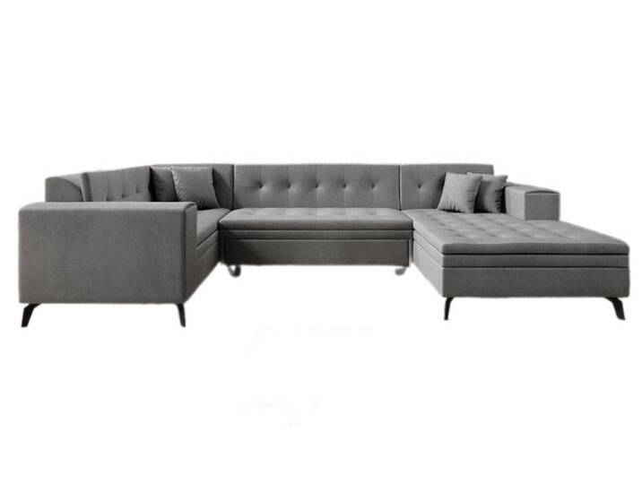 Luxusbetten24 Sofa Designer Sofa Neola, mit Schlaffunktion, grau, Grau Luxusbetten24 Sofa Designer Sofa Neola, mit Schlaffunktion, grau, Grau von Luxusbetten24
