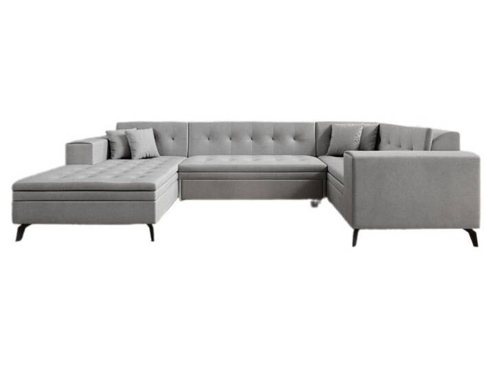 Luxusbetten24 Sofa Designer Sofa Neola, mit Schlaffunktion, grau, Hellgrau Luxusbetten24 Sofa Designer Sofa Neola, mit Schlaffunktion, grau, Hellgrau von Luxusbetten24