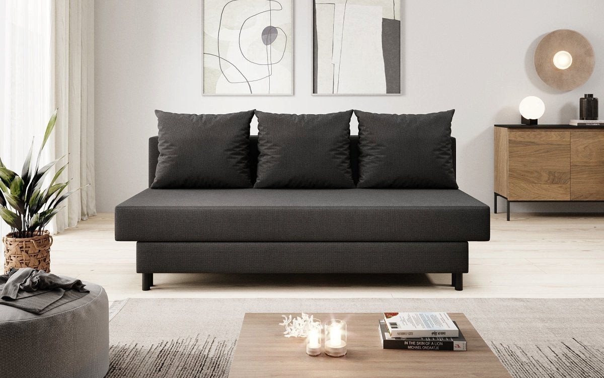 Luxusbetten24 Schlafsofa Designer Sofa Velio, mit Schlaffunktion von Luxusbetten24