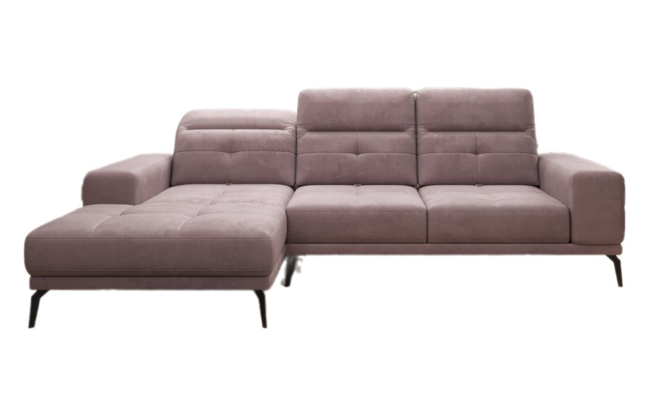 Luxusbetten24 Sofa Designer Sofa Terina, inklusive Beistellhocker von Luxusbetten24