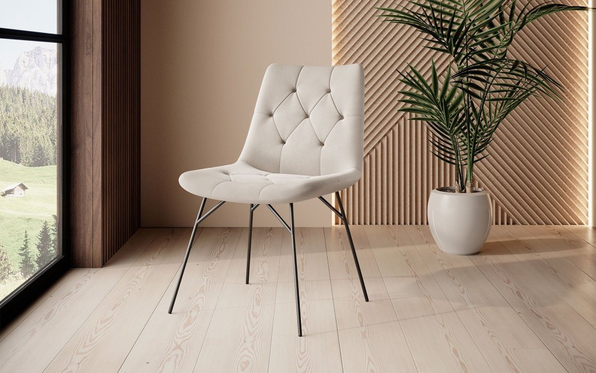 Luxusbetten24 Stuhl Designer Stuhl Portofino, Sitzschalen mit verschiedenen Gestellen von Luxusbetten24