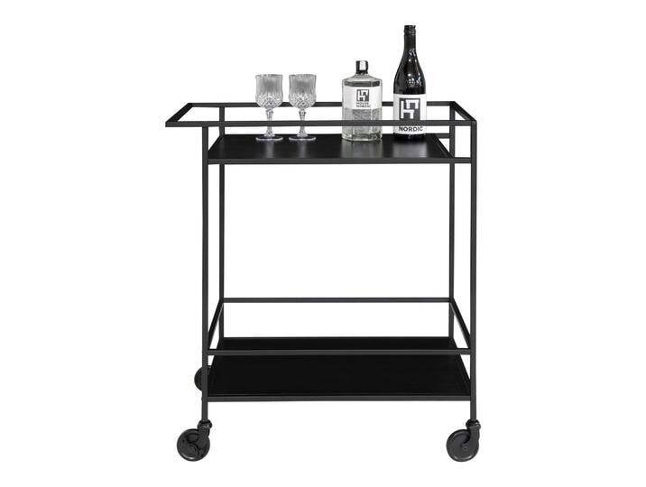 Servierwagen Quarto Metallgestell - Schwarz - Metall - Luxusbetten24 Servierwagen Quarto Metallgestell - Schwarz - Metall - Luxusbetten24 von Luxusbetten24