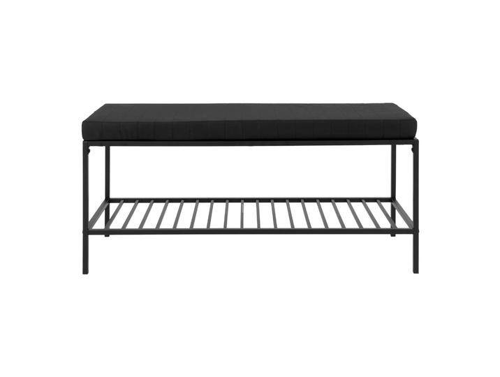 Sitzbank Quarto Metallgestell mit Polsterung - Schwarz - Metall - Luxusbetten24 Sitzbank Quarto Metallgestell mit Polsterung - Schwarz - Metall - Luxusbetten24 von Luxusbetten24