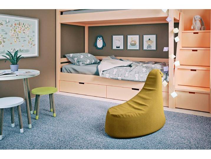 Sitzsack Ben - Blau - Luxusbetten24 von Luxusbetten24