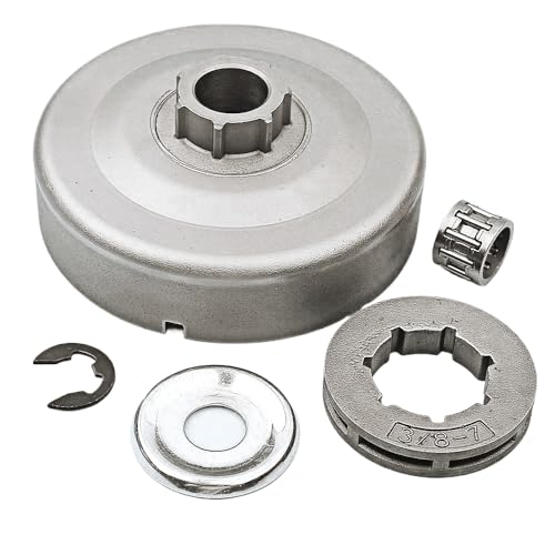 Luxuypon 3/8-Zoll-7T Kupplungstrommel-Kettenradsatz für Stihl MS271 MS291 MS 271 291 MS271C MS291C Kettensäge, kleine 7 Verzahnungen Ersatzteile von Luxuypon