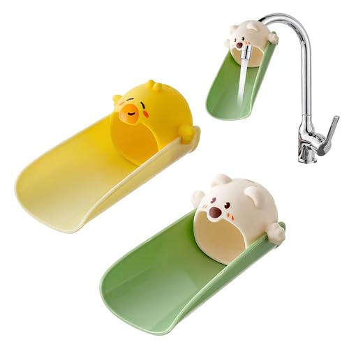 2Pcs Wasserhahn Verlängerung Kinder, Faucet Extender für Kleinkinder mit Niedlichen Tierformen, Wasserhahn Erweiterung Passt auf die meisten Wasserhähnes, kinderleichtes Händewaschen am Waschbecken 2Pcs Wasserhahn Verlängerung Kinder, Faucet Extender für Kleinkinder mit Niedlichen Tierformen, Wasserhahn Erweiterung Passt auf die meisten Wasserhähnes, kinderleichtes Händewaschen am Waschbecken von Luxvara
