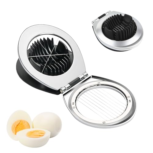 Edelstahl Eierschneider Profi – 2-in-1 Eierschneider & Gemüseschneider aus 304 Edelstahl– Schneidet Eier, Mozzarella, Pilze, Erdbeeren & weiches Obst – Zinklegierung Rahmen - Spülmaschinenfest Edelstahl Eierschneider Profi – 2-in-1 Eierschneider & Gemüseschneider aus 304 Edelstahl– Schneidet Eier, Mozzarella, Pilze, Erdbeeren & weiches Obst – Zinklegierung Rahmen - Spülmaschinenfest von Luxvara