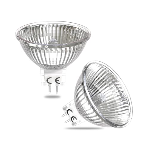Luxvista DC 12V Halogenlampe 50W MR16 Dimmbar Niederspannung Glühbirne, GU5.3 Lampensockel Warmweiß 2700K Strahlerlampen 800Lumen Hohe Helligkeit, für Schaufenster Restaurant Schrank 2 Stück Luxvista DC 12V Halogenlampe 50W MR16 Dimmbar Niederspannung Glühbirne, GU5.3 Lampensockel Warmweiß 2700K Strahlerlampen 800Lumen Hohe Helligkeit, für Schaufenster Restaurant Schrank 2 Stück von Luxvista