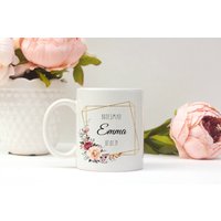 Personalisierte Brautjungfer Becher, Braut Tribe Angepasst, Kader Vorschlag, Anpassbare Namenstasse, Gastgeschenke Hochzeit von LuxyStudio