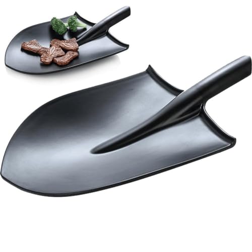 Luxylei Design-Teller Im Europäischen Stil, Gefrostetes Porzellan, Schaufeln, Geschirrteller Für Camping, Grill, Sushi Luxylei Design-Teller Im Europäischen Stil, Gefrostetes Porzellan, Schaufeln, Geschirrteller Für Camping, Grill, Sushi von Luxylei