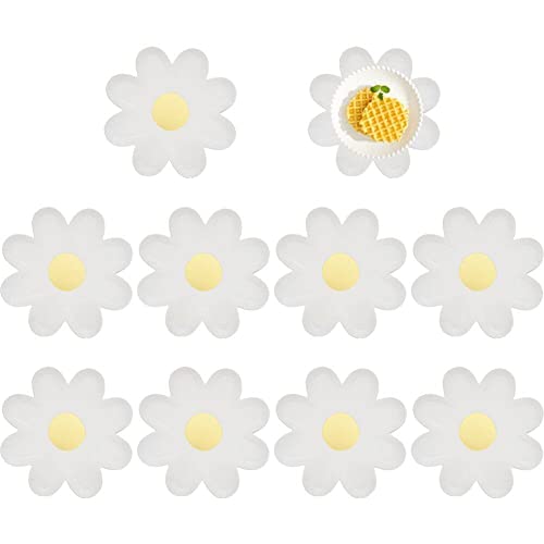 Luxylei Didiseaon Einweg-pappteller, 10 Stück, Blumenförmige Teller, Blumen-Dessert-servierteller, Frühlingsparty-Geschirr Für Babyparty von Luxylei