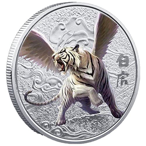 Luxylei Glückliche Chinesische Alte Fabelwesen Goldmünzensammlung Drachen-herausforderungsmünzenabzeichen Gedenk-Souvenir Für Zuhause von Luxylei