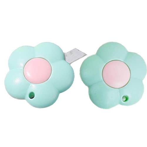 Luxylei Mini Utility Messer 2pcs Süßes Blumenform Retractable Utility Messer Kastenschneider Buchstabe Lochpapier Schneidwerkzeug von Luxylei