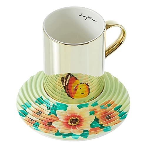 [DE] Luycho On Flowers Series Red &Yellow Butterfly 350ml von Luycho