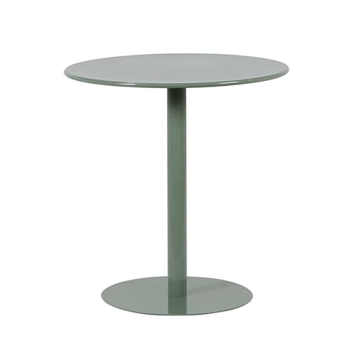 Luyckfrazy Moderner grüner Bar- und Kneipentisch, hoher Tisch mit massiver Platte und Metallfuß, runder Cocktail-Esstisch für Bistro, Küche, Wohnzimmer, Schlafzimmer, Kaffee-/Teetisch(40x40x62cm) von Luyckfrazy