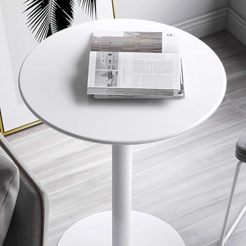 Moderner, runder weißer Stehtisch, hoher Kneipentisch mit stabilem Metallfuß, Frühstücks-Esstische für die Theke, Couchtisch für den Außenbereich, Beistelltisch für Zuhause, Küche(40x40x72cm) Moderner, runder weißer Stehtisch, hoher Kneipentisch mit stabilem Metallfuß, Frühstücks-Esstische für die Theke, Couchtisch für den Außenbereich, Beistelltisch für Zuhause, Küche(40x40x72cm) von Luyckfrazy