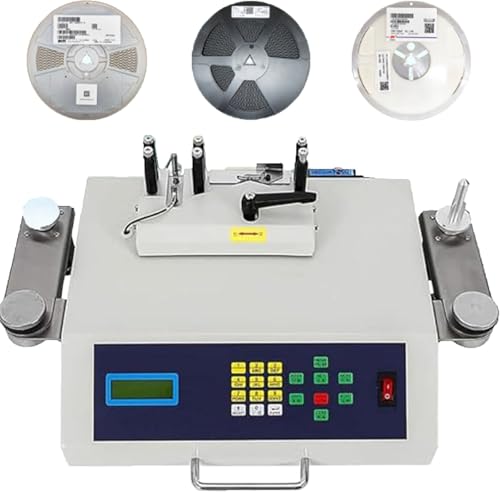 Luzphened Automatischer SMD-Bauteilzähler, SMD-Bauteilzähler mit Leckerkennung und LCD-Display, 30 W Rollenzähler, für Jede Bandgröße Luzphened Automatischer SMD-Bauteilzähler, SMD-Bauteilzähler mit Leckerkennung und LCD-Display, 30 W Rollenzähler, für Jede Bandgröße von Luzphened