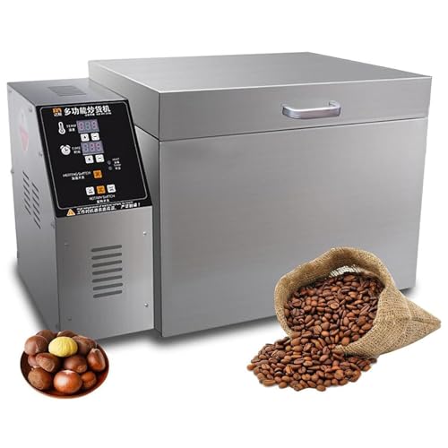 Luzphened Elektrischer Kaffeeröster, gebrannte mandeln Maschine, Kaffeeröster für Zuhause, Kaffeebohnen-Nuss-Erdnuss-Cashew-Kastanien-Röstmaschine für den Haushalt, einstellbare Temperatur 2000g Luzphened Elektrischer Kaffeeröster, gebrannte mandeln Maschine, Kaffeeröster für Zuhause, Kaffeebohnen-Nuss-Erdnuss-Cashew-Kastanien-Röstmaschine für den Haushalt, einstellbare Temperatur 2000g von Luzphened