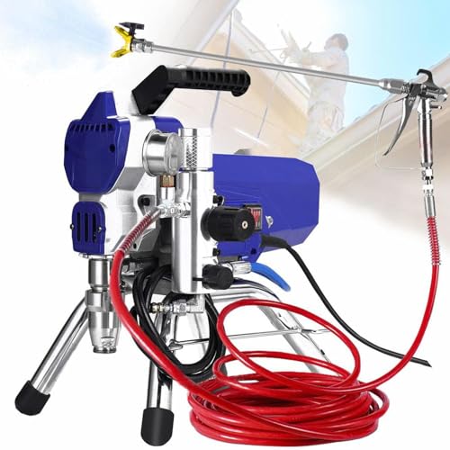 Luzphened Farbsprühsystem Wandfarbe Sprühgerät Airless Farbsprühgerät Farbspritzgerät Airless Hochdruck Sprühfarbe Airlessgerät 1300W Spritzpistole 2L/min von Luzphened