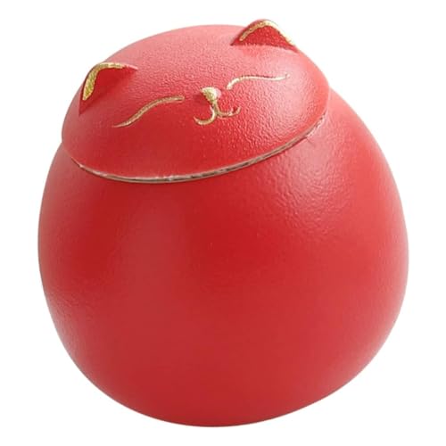 Lwaviwer Keramikglas, luftdicht, Vorratsdose, Katzenform, Vorratsdose, Porzellandose für Tee, Gewürze, Kanne, Kaffee, Nüsse, Aufbewahrung C von Lwaviwer