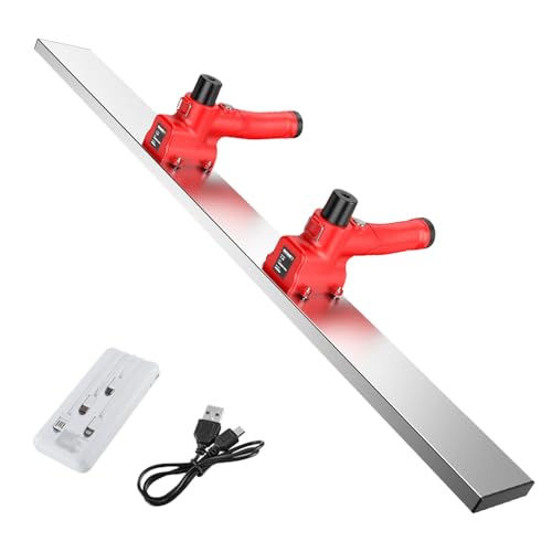 Betonkelle, Akku-Zementrüttler 12000 U/min, Vibrations-Nivellier-Stampferlineal, Rutschfester Griff für effiziente Wand- und Bodenbearbeitung,Red-withpowerbank Betonkelle, Akku-Zementrüttler 12000 U/min, Vibrations-Nivellier-Stampferlineal, Rutschfester Griff für effiziente Wand- und Bodenbearbeitung,Red-withpowerbank von LwiftGal