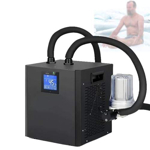 LwiftGal Eisbadkühler mit externem Filter und Tauchpumpe, Kaltwasserkühler, für die Heimrückgewinnungseinheit für den Heim- und Außenbereich Singlewaterpump von LwiftGal