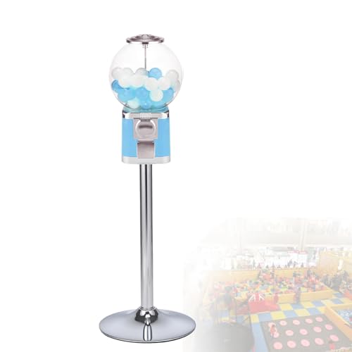 LwiftGal Verkaufsautomat, kommerzieller Münzkaugummiautomat, mit Metallständer und 200 Kugelschalen, Spielzeugkapsel-Verkaufsautomat für Unternehmen oder Privat Blue-Withtoyball LwiftGal Verkaufsautomat, kommerzieller Münzkaugummiautomat, mit Metallständer und 200 Kugelschalen, Spielzeugkapsel-Verkaufsautomat für Unternehmen oder Privat Blue-Withtoyball von LwiftGal