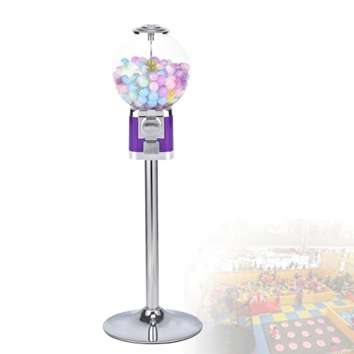 LwiftGal Verkaufsautomat, kommerzieller Münzkaugummiautomat, mit Metallständer und 200 Kugelschalen, Spielzeugkapsel-Verkaufsautomat für Unternehmen oder Privat Purple-Withemptycapsules LwiftGal Verkaufsautomat, kommerzieller Münzkaugummiautomat, mit Metallständer und 200 Kugelschalen, Spielzeugkapsel-Verkaufsautomat für Unternehmen oder Privat Purple-Withemptycapsules von LwiftGal