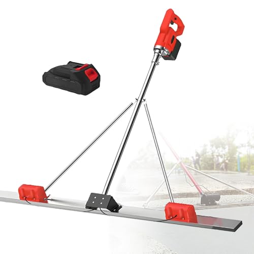 Power Screed Beton-Finishing-Werkzeug, dreieckiger vibrationsarmer elektrischer Akku-Estrich mit Nivellierlineal, inklusive 1 oder 2 Akkus,1.8mDualmotors-1battery Power Screed Beton-Finishing-Werkzeug, dreieckiger vibrationsarmer elektrischer Akku-Estrich mit Nivellierlineal, inklusive 1 oder 2 Akkus,1.8mDualmotors-1battery von LwiftGal