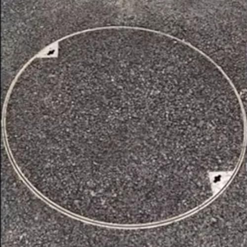 Runder Unsichtbarer Abwasserbeckendeckel, Versenkter Unsichtbarer Schachtdeckel Aus Edelstahl 304 Mit Haken, Versteckte Schachtabdeckungen, FüR BüRgersteige,50 * 50 * 5cm von LwiftGal