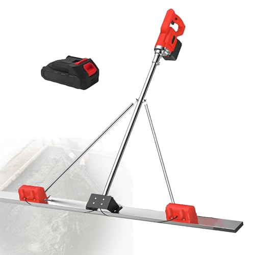 Werkzeug zur Betonveredelung, elektrischer Betonschaber, Vibrationsset für Betonestrich, Stampflineal zum Nivellieren von Beton, 1,5 m/1,8 m/2 m Edelstahlplatte,1.8mDualmotors-1battery Werkzeug zur Betonveredelung, elektrischer Betonschaber, Vibrationsset für Betonestrich, Stampflineal zum Nivellieren von Beton, 1,5 m/1,8 m/2 m Edelstahlplatte,1.8mDualmotors-1battery von LwiftGal