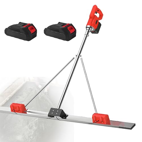 Werkzeug zur Betonveredelung, elektrischer Betonschaber, Vibrationsset für Betonestrich, Stampflineal zum Nivellieren von Beton, 1,5 m/1,8 m/2 m Edelstahlplatte,1.8mDualmotors-2batteries Werkzeug zur Betonveredelung, elektrischer Betonschaber, Vibrationsset für Betonestrich, Stampflineal zum Nivellieren von Beton, 1,5 m/1,8 m/2 m Edelstahlplatte,1.8mDualmotors-2batteries von LwiftGal