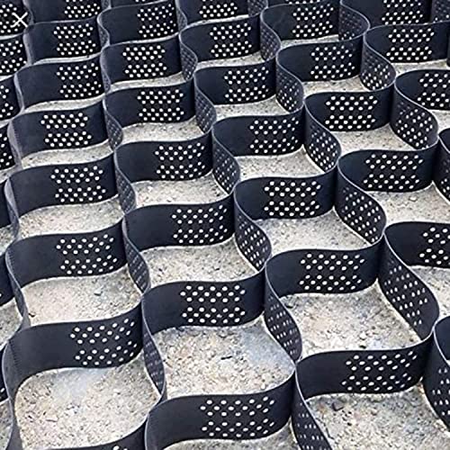 LwsCUiH Stabiles Land Gartenstützmauer-Gitterstabilisator, Geocell-Bodengitter, Pflasterstein-Kiesstabilisierungsgitter, Waben-Geogitter(4m x 6m (13FT x 19.5FT)) von LwsCUiH