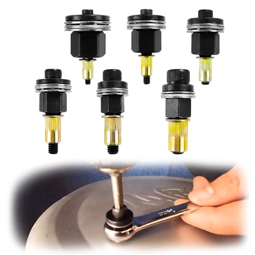 6 Stück Handnietwerkzeug Set Hand Nietmuttern Werkzeug M3-M4-M5-M6-M8-M10 Nietmutter Pistole Werkzeug Nietwerkzeug, Manuelle Nietmaschine Zubehör, Entworfen für Enge Räume von Lwtsrp