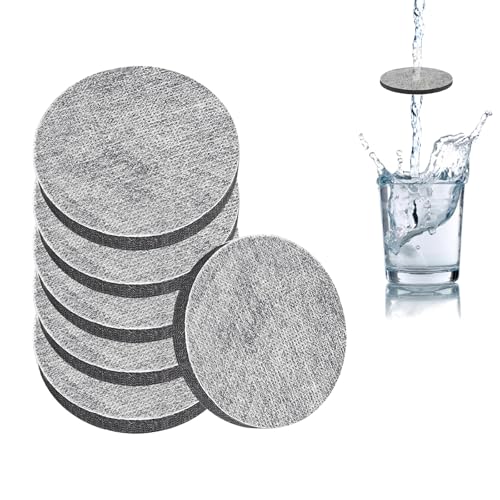 6 Stück Micro Disc Wasserfilterscheiben für Brita Fill and Go Wasserfilterflaschen Karaffen, Reduzierung Chlor Mikropartikel und andere Verunreinigungen, Filtert Verunreinigungen im Wasser von Lwtsrp