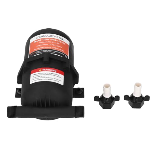 Lwuey Akkumulatortank, Druckspeichertank 0,75 Liter Wasserpumpe Durchflussregelung Wohnmobile 125psi 1/2" Npt Anschluss Mini Druckbehälter Druckspeicherbehälter Druckpumpen Boote Reisemobile Caravans Lwuey Akkumulatortank, Druckspeichertank 0,75 Liter Wasserpumpe Durchflussregelung Wohnmobile 125psi 1/2" Npt Anschluss Mini Druckbehälter Druckspeicherbehälter Druckpumpen Boote Reisemobile Caravans von Lwuey
