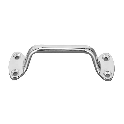 Lwuey Boot Handlauf, 316 Edelstahl Marine Haltegriff Badezimmer Möbel Schiebetür Griffe 150mm Lochabstand Schrank Türgriff Mehrzweck Handgriff Bootsleiter Badeleiter Yacht Pad Eye Augenriemen von Lwuey