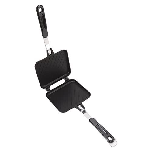 Lwuey Doppelseitige Sandwich Bratpfanne, Sandwichmaker Gegrillter Panini-Maker Twill Backform Abnehmbare Waffelpfanne Flip Grill Pfanne Frühstück Pfannkuchen Omeletts Frittatas Aluminiumlegierung Lwuey Doppelseitige Sandwich Bratpfanne, Sandwichmaker Gegrillter Panini-Maker Twill Backform Abnehmbare Waffelpfanne Flip Grill Pfanne Frühstück Pfannkuchen Omeletts Frittatas Aluminiumlegierung von Lwuey