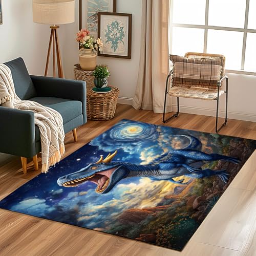 Lwznbio Dino Jurassic Wohnzimmerteppich 200x280 cm Tierliebhaber Teppich Kurzflor, Weich rutschfest Waschbare Teppiche Tier Drucken Eingangsteppich Fußmatte Schlafzimmer Kinderzimmer Lwznbio Dino Jurassic Wohnzimmerteppich 200x280 cm Tierliebhaber Teppich Kurzflor, Weich rutschfest Waschbare Teppiche Tier Drucken Eingangsteppich Fußmatte Schlafzimmer Kinderzimmer von Lwznbio