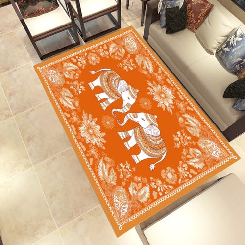 Lwznbio Karikatur Elefant Wohnzimmerteppich 200x280 cm Tradition Ethnischer Teppich Kurzflor, Weich rutschfest Waschbare Teppiche Vintage Blumen Eingangsteppich Fußmatte Schlafzimmer Kinderzimmer Lwznbio Karikatur Elefant Wohnzimmerteppich 200x280 cm Tradition Ethnischer Teppich Kurzflor, Weich rutschfest Waschbare Teppiche Vintage Blumen Eingangsteppich Fußmatte Schlafzimmer Kinderzimmer von Lwznbio
