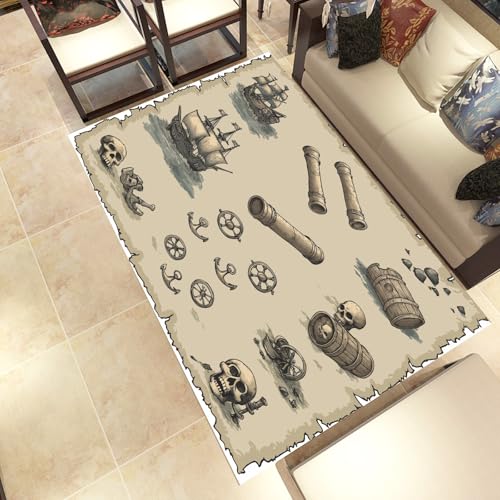 Lwznbio Nautisch Thema Wohnzimmerteppich 200x280 cm Meeresabenteuer Teppich Kurzflor, Weich rutschfest Waschbare Teppiche Kompass Anker Eingangsteppich Fußmatte Schlafzimmer Kinderzimmer Lwznbio Nautisch Thema Wohnzimmerteppich 200x280 cm Meeresabenteuer Teppich Kurzflor, Weich rutschfest Waschbare Teppiche Kompass Anker Eingangsteppich Fußmatte Schlafzimmer Kinderzimmer von Lwznbio