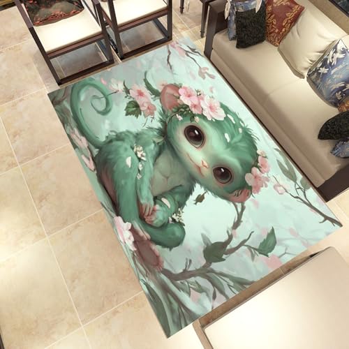 Lwznbio Niedlich AFFE Wohnzimmerteppich 200x280 cm Wilde Tiere Teppich Kurzflor, Weich rutschfest Waschbare Teppiche Tierliebhaber Eingangsteppich Fußmatte Schlafzimmer Kinderzimmer Lwznbio Niedlich AFFE Wohnzimmerteppich 200x280 cm Wilde Tiere Teppich Kurzflor, Weich rutschfest Waschbare Teppiche Tierliebhaber Eingangsteppich Fußmatte Schlafzimmer Kinderzimmer von Lwznbio