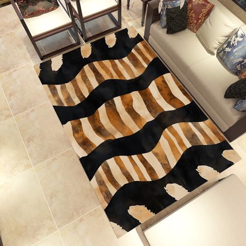 Lwznbio Schlange Muster Wohnzimmerteppich 200x280 cm Abstrakt Streifen Teppich Kurzflor, Weich rutschfest Waschbare Teppiche Tierliebhaber Eingangsteppich Fußmatte Schlafzimmer Kinderzimmer Lwznbio Schlange Muster Wohnzimmerteppich 200x280 cm Abstrakt Streifen Teppich Kurzflor, Weich rutschfest Waschbare Teppiche Tierliebhaber Eingangsteppich Fußmatte Schlafzimmer Kinderzimmer von Lwznbio