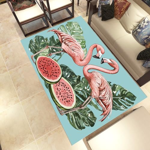 Lwznbio Schönheit Flamingo Teppich Läufer 80x150 cm Wilde Tiere Kurzflor Carpet Tropisch Bird Teppiche rutschfest Waschbar Bettumrandung Schlafzimmer, Teppichläufer Für Küche, Flur Lwznbio Schönheit Flamingo Teppich Läufer 80x150 cm Wilde Tiere Kurzflor Carpet Tropisch Bird Teppiche rutschfest Waschbar Bettumrandung Schlafzimmer, Teppichläufer Für Küche, Flur von Lwznbio