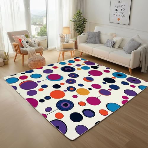 Lwznbio Teppich Antirutschunterlage 120x170 cm Farbe Polka Dot Carpet Schlafzimmer Waschbarer Geometrie Muster Teppiche Weich Kurzflor für Wohnzimmer, Kinderzimmer, Esszimmer, Büro Lwznbio Teppich Antirutschunterlage 120x170 cm Farbe Polka Dot Carpet Schlafzimmer Waschbarer Geometrie Muster Teppiche Weich Kurzflor für Wohnzimmer, Kinderzimmer, Esszimmer, Büro von Lwznbio