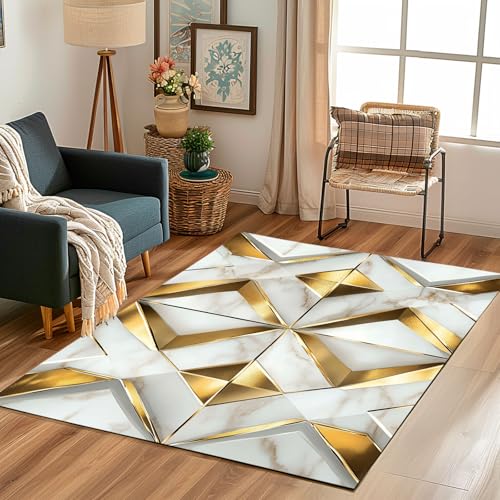 Lwznbio Teppich Läufer 80x150 cm Geometrie 3D Drucken Wohnzimmerteppich Kurzflor Waschbar rutschfest Modern Abstrakt Kunst Teppiche Weich für Eingang Flur, Küche, Wohnzimmer, Schlafzimmer Lwznbio Teppich Läufer 80x150 cm Geometrie 3D Drucken Wohnzimmerteppich Kurzflor Waschbar rutschfest Modern Abstrakt Kunst Teppiche Weich für Eingang Flur, Küche, Wohnzimmer, Schlafzimmer von Lwznbio