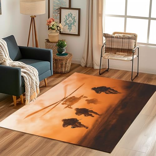 Lwznbio Teppich Wohnzimmer 160x200 cm Hubschrauber Military Teppiche Büro Weich Kurzflor Waschbare Wüste Schlachtfeld Carpet Weich rutschfest für Esszimmer, Büro, Spielzimmer, Kinderzimmer Lwznbio Teppich Wohnzimmer 160x200 cm Hubschrauber Military Teppiche Büro Weich Kurzflor Waschbare Wüste Schlachtfeld Carpet Weich rutschfest für Esszimmer, Büro, Spielzimmer, Kinderzimmer von Lwznbio