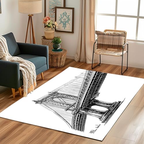 Lwznbio Teppich Wohnzimmer 160x200 cm Manhattan Bridge Teppiche Büro Weich Kurzflor Waschbare Stadt Architektur Carpet Weich rutschfest für Esszimmer, Büro, Spielzimmer, Kinderzimmer Lwznbio Teppich Wohnzimmer 160x200 cm Manhattan Bridge Teppiche Büro Weich Kurzflor Waschbare Stadt Architektur Carpet Weich rutschfest für Esszimmer, Büro, Spielzimmer, Kinderzimmer von Lwznbio