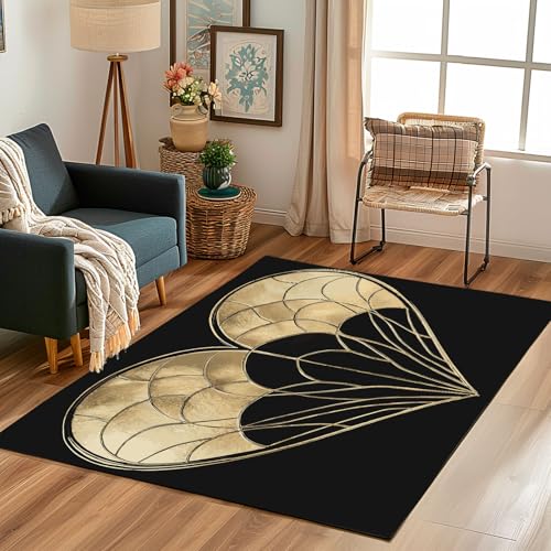 Lwznbio Teppich Wohnzimmer Weich 60x120 cm Heißluftballon Eingangsteppich Waschbarer Marmor Muster Teppiche Kurzflor rutschfest für Flur, Küche, Schlafzimmer, Esszimmer von Lwznbio
